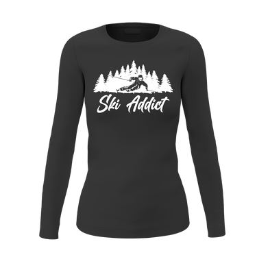 Ski Addict Women Long Sleeve Shirt